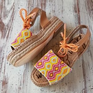 Sam Edelman Neera Beaded Espadrille Platform